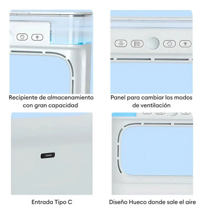 Mini aire acondicionado portátil sin aspa - | Aresky