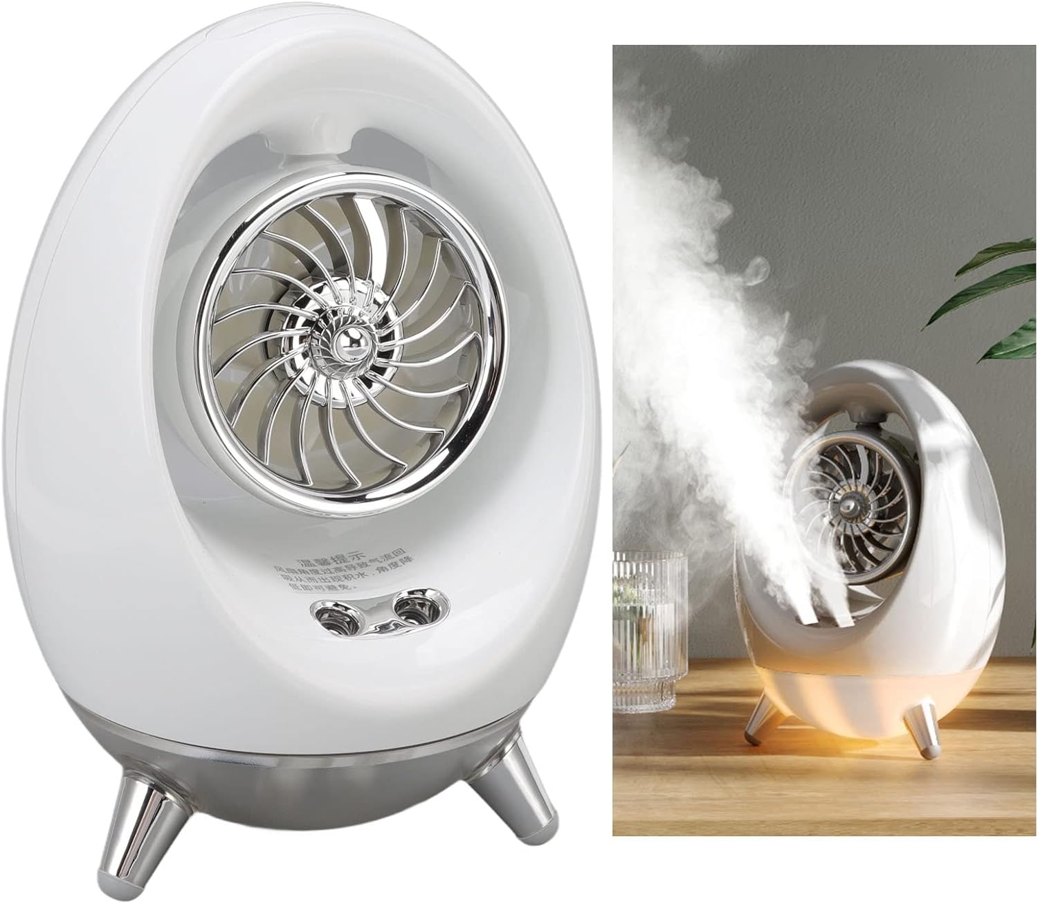 Ventilador de refrigeración con lámpara de noche y humidificador - | Aresky