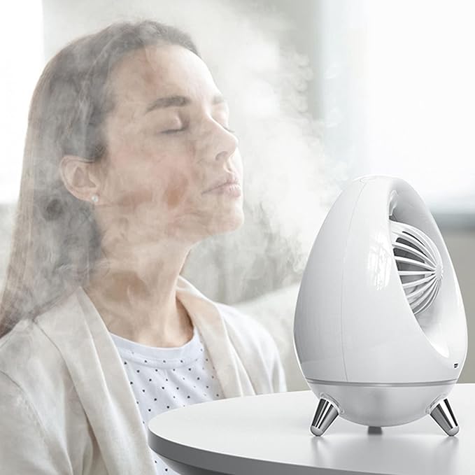 Ventilador de refrigeración con lámpara de noche y humidificador - | Aresky