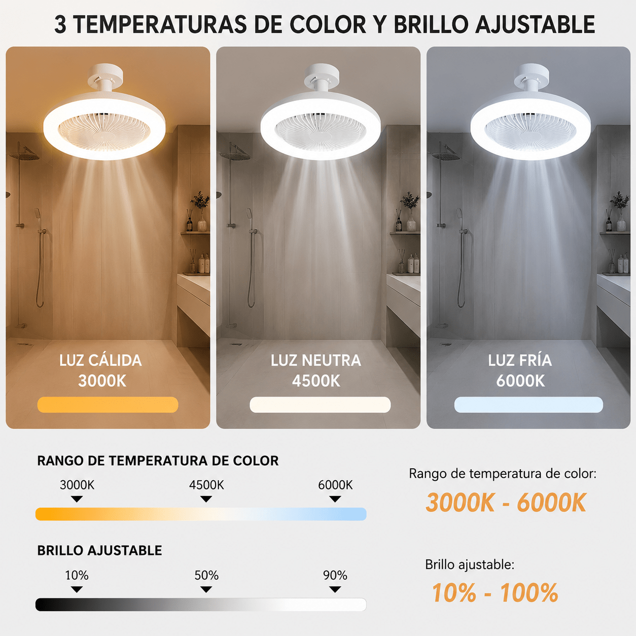 Ventilador de Techo 2 en 1 – Sin Obras ni Electricista - Ventiladores | Aresky