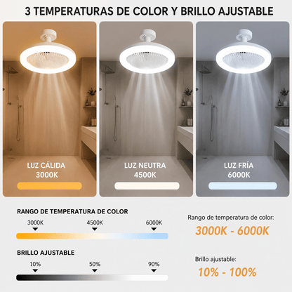 Ventilador de Techo 2 en 1 – Sin Obras ni Electricista - Ventiladores | Aresky