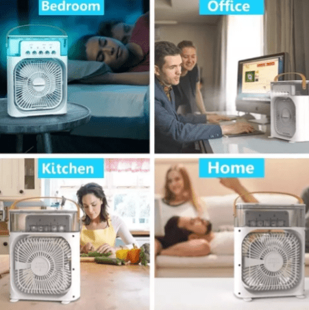 Ventilador humidificador de nebulización blanco - | Aresky